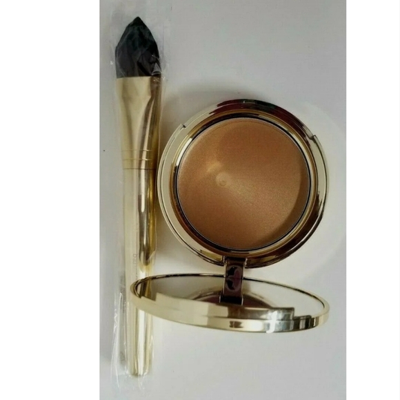 bareMinerals Chandelight Glow Illuminator GOLD OBSESSION + Limited Edition Brush - Picture 5 of 6